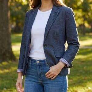 Liz Claiborne Dark Denim Blazer